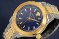 Shop Authentic Versace Hellenyium Blue Dial Two Tone Steel Strap Watch for Women - V12060017 - Luxxuri