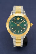  Shop Authentic Versace Hellenyium Green Dial Two Tone Steel Strap Watch for Women - V12050015 - Luxxuri