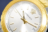  Shop Authentic Versace Hellenyium Silver Dial Two Tone Steel Strap Watch for Women - V12030015 - Luxxuri