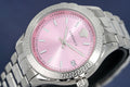  Shop Authentic Versace Hellenyium Pink Dial Silver Steel Strap Watch for Women - V12010015 - Luxxuri