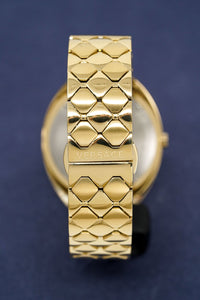  Shop Authentic Versace Shadov Quartz Gold Dial Gold Steel Strap Watch for Women - VEBM00618 - Luxxuri