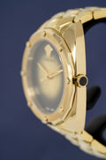  Shop Authentic Versace Shadov Quartz Gold Dial Gold Steel Strap Watch for Women - VEBM00618 - Luxxuri