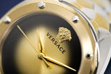  Shop Authentic Versace Shadov Quartz Gold Dial Two Tone Steel Strap Watch for Women - VEBM00518 - Luxxuri