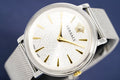  Shop Authentic Versace V-Circle Quartz Silver Dial Silver Mesh Strap Watch for Women - VBP050017 - Luxxuri