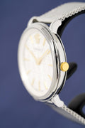  Shop Authentic Versace V-Circle Quartz Silver Dial Silver Mesh Strap Watch for Women - VBP050017 - Luxxuri