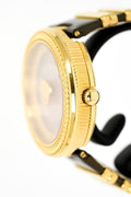  Shop Authentic Versace V Metal Icon Gold Dial Brown Strap Watch for Women - VLC130016 - Luxxuri
