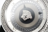  Shop Authentic Versace V Metal Icon Silver Dial Black & Silver Strap Watch for Women - VLC010014 - Luxxuri