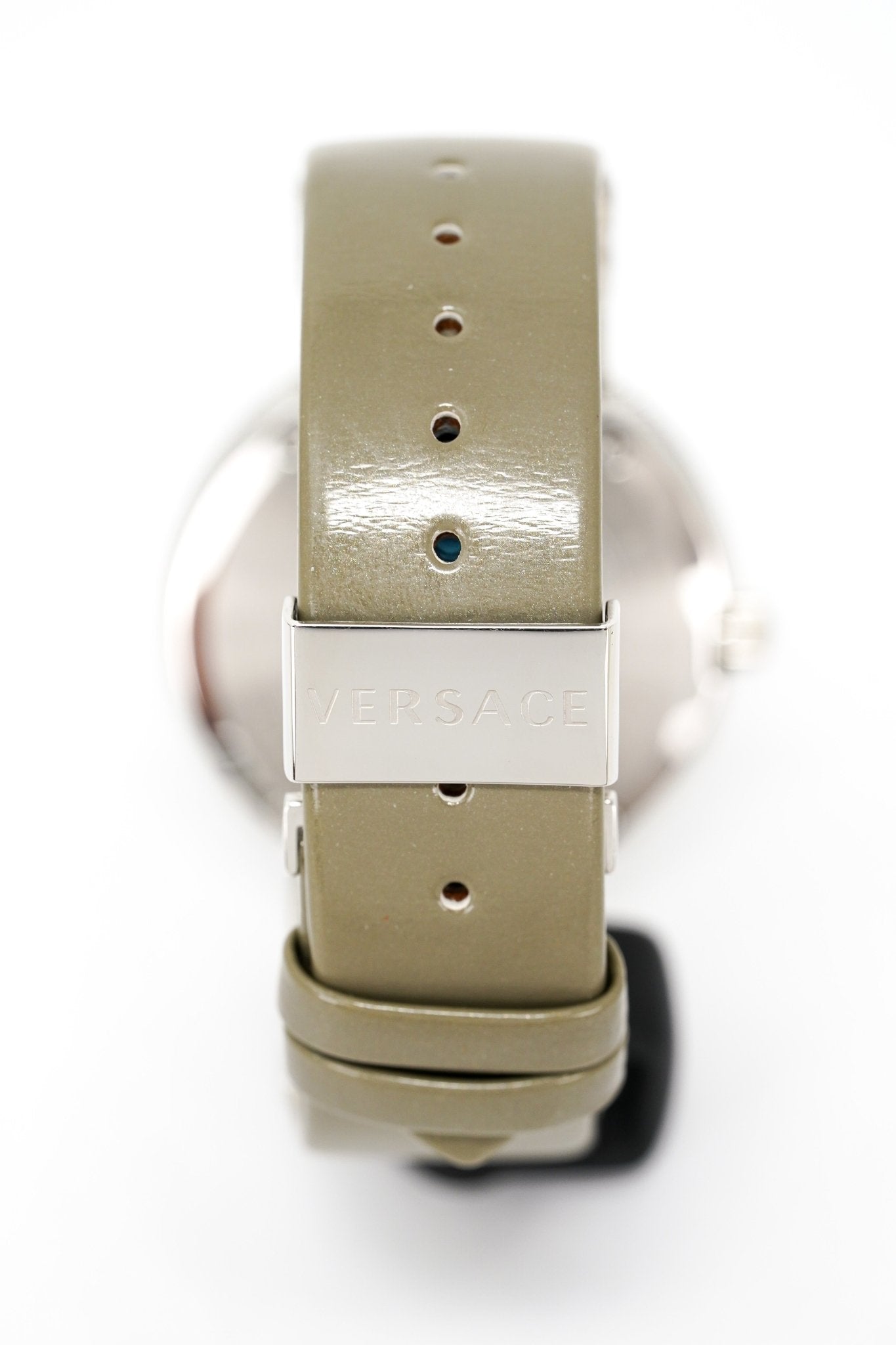  Shop Authentic Versace V Metal Icon Silver Dial Silver & Grey Strap Watch for Women - VLC120016 - Luxxuri