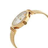  Shop Authentic Versace Meander Greca White Dial Gold Mesh Bracelet Watch for Women - VELW00820 - Luxxuri