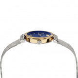  Shop Authentic Versace Meander Blue Dial Silver Mesh Bracelet Watch for Women - VELW00520 - Luxxuri