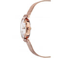  Shop Authentic Versace Meander White Dial Rose Gold Mesh Bracelet Watch for Women - VELW00620 - Luxxuri