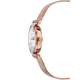  Shop Authentic Versace Meander White Dial Rose Gold Mesh Bracelet Watch for Women - VELW00620 - Luxxuri