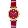  Shop Authentic Versace Greca Meander Red Dial Red Leather Strap Watch for Women - VELW00320 - Luxxuri