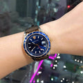  Shop Authentic Versace Hellenyium GMT Blue Dial Brown Leather Strap Watch for Men - V11080017 - Luxxuri
