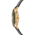  Shop Authentic Versace V-Circle Quartz Green Dial Green Leather Strap Watch for Men - VEBQ01519 - Luxxuri