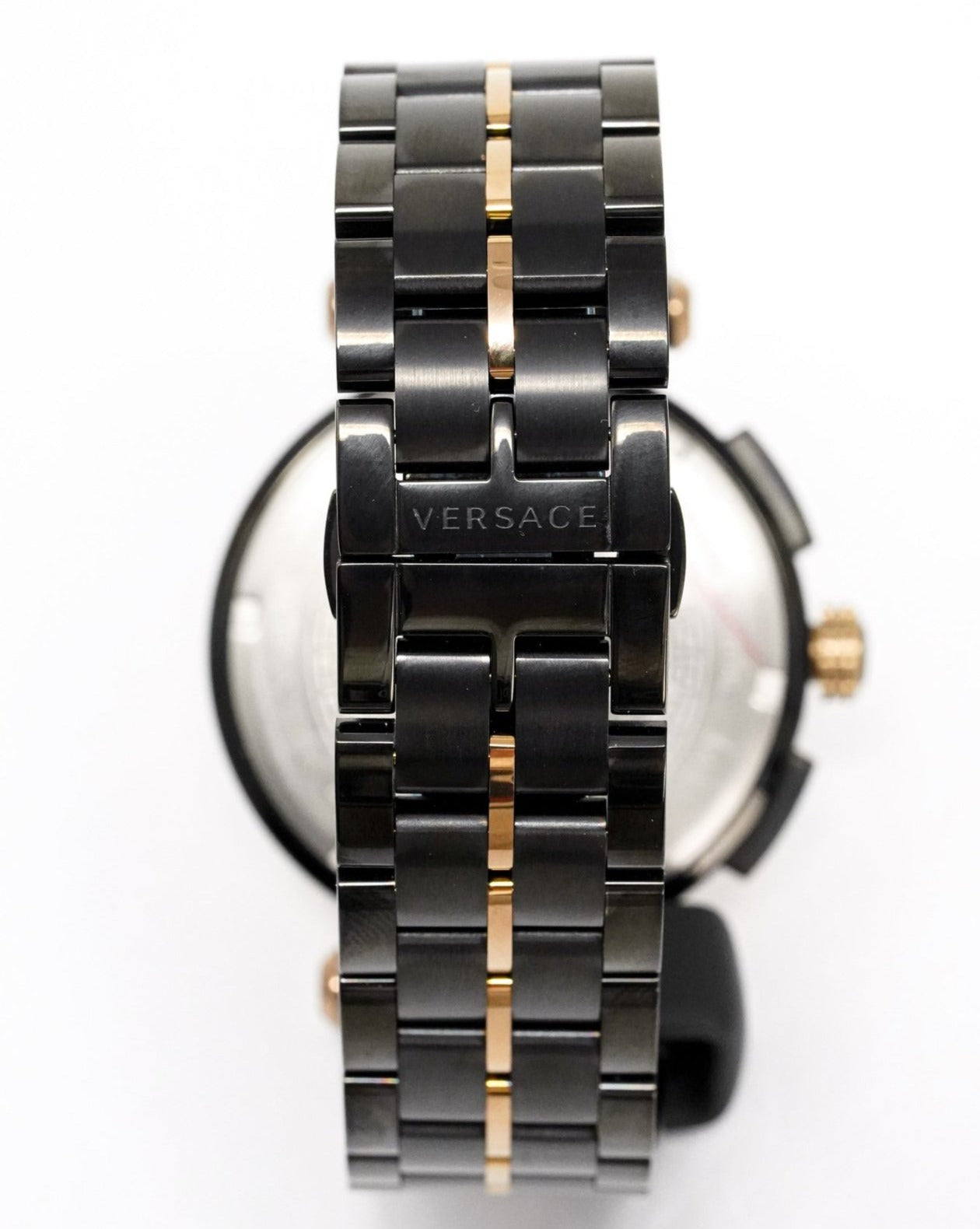  Shop Authentic Versace Aion Chronograph Black Dial Grey Steel Strap Watch for Men  - VBR050017 - Luxxuri