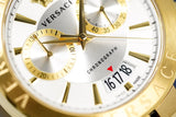  Shop Authentic Versace V Racer Chronograph White Dial Gold Steel Strap Watch for Men - VBR060017 - Luxxuri
