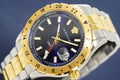  Shop Authentic Versace Hellenyium GMT Blue Dial Two Tone Steel Strap Watch for Men - V11060017 - Luxxuri