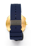  Shop Authentic Versace V Extreme Chronograph Blue & Gold Tone Dial Blue Rubber Strap Watch for Men - VCN010017 - Luxxuri