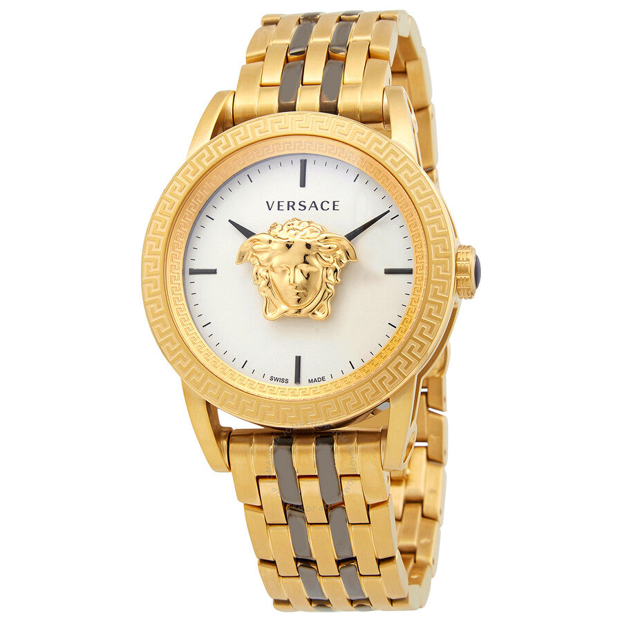  Shop Authentic Versace Palazzo Empire White Dial Two Tone Steel Strap Watch for Men - VERD00418 - Luxxuri