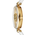  Shop Authentic Versace Palazzo Empire White Dial White Leather Strap Watch for Women - VCO040017 - Luxxuri