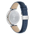 Versace Palazzo Empire Black Dial Blue Leather Strap Watch for Women - VCO080017