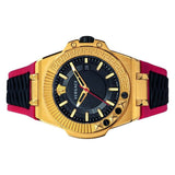  Shop Authentic Versace Chain Reaction Quartz Black Dial Red & Black Rubber Strap Watch for Men - VEDY00319 - Luxxuri