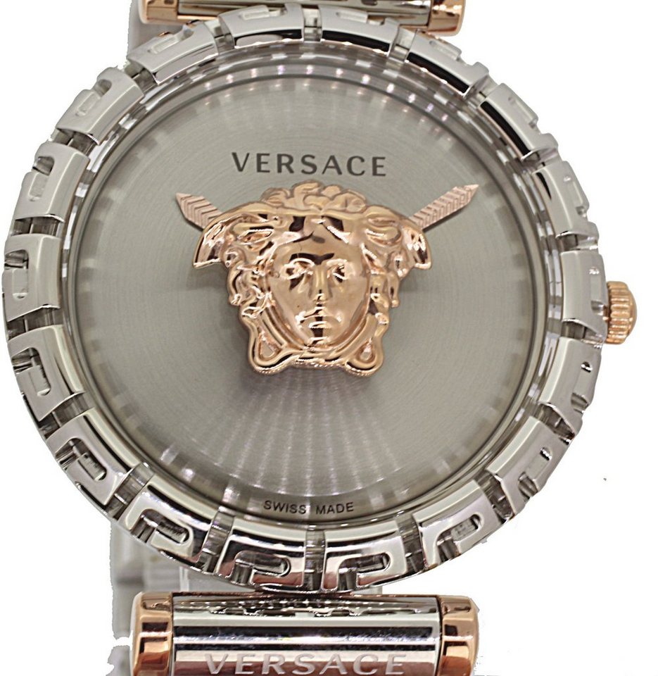  Shop Authentic Versace Palazzo Empire Silver Dial Silver Mesh Bracelet Watch for Women - VEDV00419 - Luxxuri