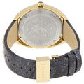  Shop Authentic Versace Shadov Quartz Gold Dial Black Leather Strap Watch for Women - VEBM01118 - Luxxuri