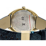  Shop Authentic Versace Shadov Gold Dial Green Leather Strap Watch For Women - VEBM01018 - Luxxuri