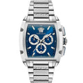  Shop Authentic Versace Dominus Chronograph Blue Dial Silver Steel Strap Watch For Men - VE6H00423 - Luxxuri