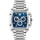  Shop Authentic Versace Dominus Chronograph Blue Dial Silver Steel Strap Watch For Men - VE6H00423 - Luxxuri