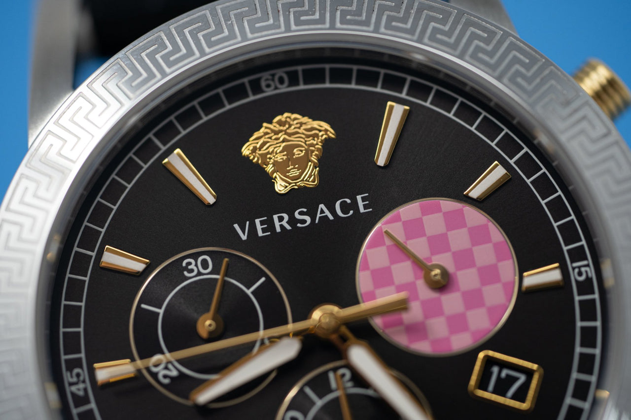  Shop Authentic Versace Sport Tech Chronograph Black Dial Black Rubber Strap Watch for Women - VELT00619 - Luxxuri