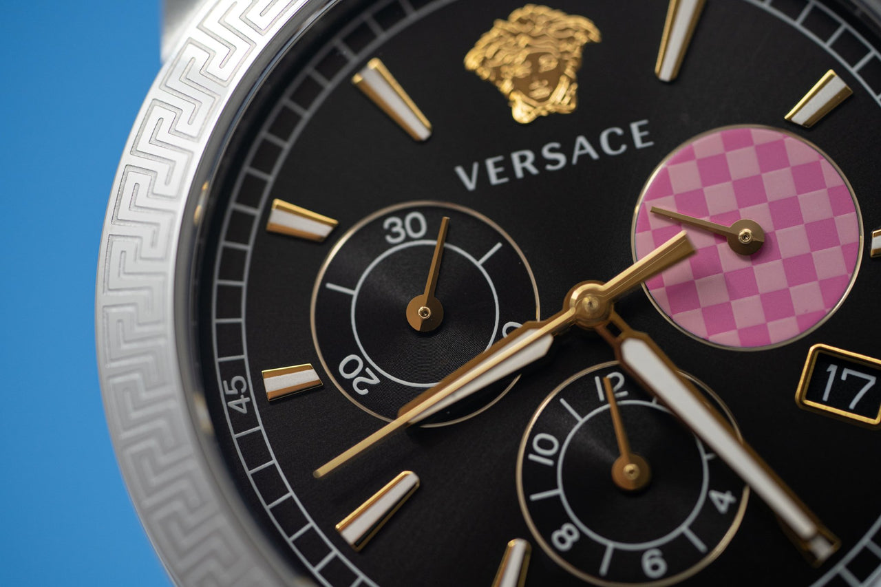  Shop Authentic Versace Sport Tech Chronograph Black Dial Black Rubber Strap Watch for Women - VELT00619 - Luxxuri