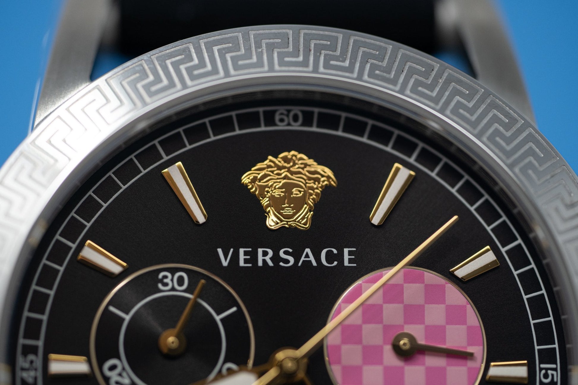  Shop Authentic Versace Sport Tech Chronograph Black Dial Black Rubber Strap Watch for Women - VELT00619 - Luxxuri