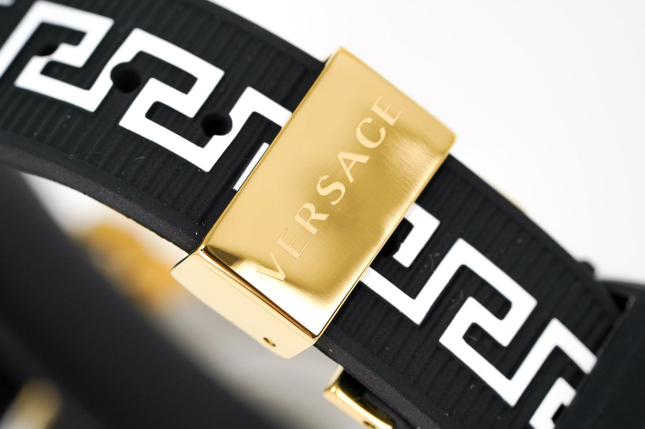  Shop Authentic Versace Sports Tech Chronograph Silver Dial Black Rubber Strap Watch for Women - VELT00519 - Luxxuri