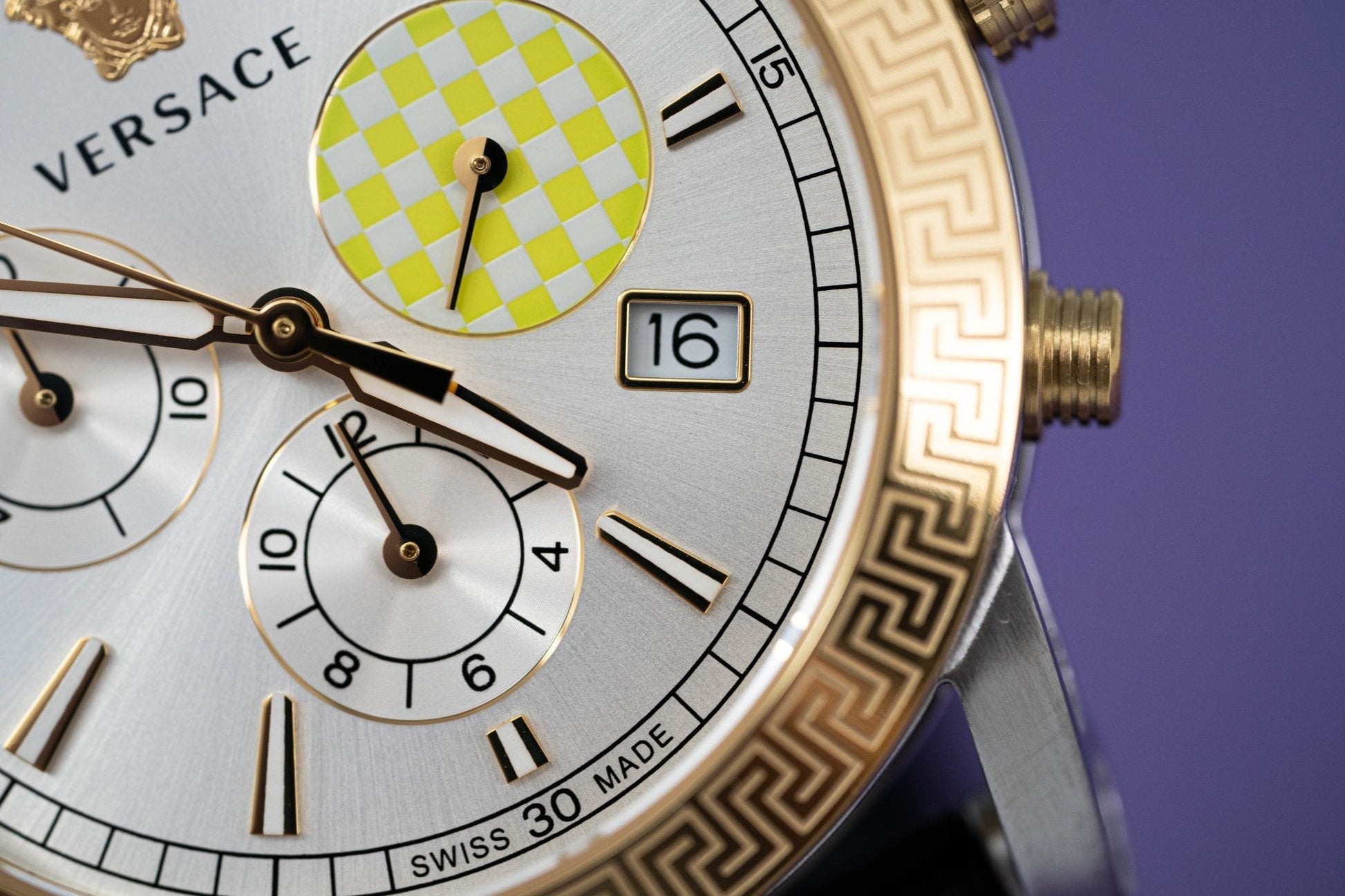  Shop Authentic Versace Sports Tech Chronograph Silver Dial Black Rubber Strap Watch for Women - VELT00519 - Luxxuri