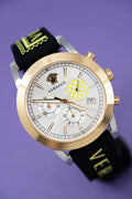  Shop Authentic Versace Sports Tech Chronograph Silver Dial Black Rubber Strap Watch for Women - VELT00519 - Luxxuri