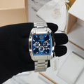  Shop Authentic Versace Dominus Chronograph Blue Dial Silver Steel Strap Watch For Men - VE6H00423 - Luxxuri