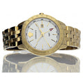  Shop Authentic Versace Univers Quartz White Dial Gold Steel Strap Watch for Men - VEBK00518 - Luxxuri