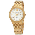  Shop Authentic Versace Univers Quartz White Dial Gold Steel Strap Watch for Men - VEBK00518 - Luxxuri