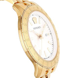  Shop Authentic Versace Univers Quartz White Dial Gold Steel Strap Watch for Men - VEBK00518 - Luxxuri