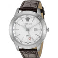  Shop Authentic Versace Univers White Dial Brown Leather Strap Watch for Men - VEBK00118 - Luxxuri