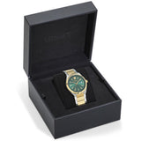  Shop Authentic Versace V-Auria Quartz Green Dial Two Tone Steel Strap Watch for Men - VE0F00425 - Luxxuri