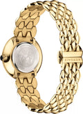  Shop Authentic Versace V-Flare Quartz Silver Dial Gold Steel Strap Watch for Women - VEBN00718 - Luxxuri