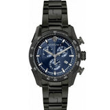  Shop Authentic Versace V-Ray Chronograph Quartz Blue Dial Black Steel Strap Watch For Men - VE2I00521 - Luxxuri