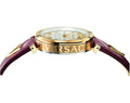  Shop Authentic Versace V-Twist Silver Dial Red Leather Strap Watch for for Women - VELS00519 - Luxxuri
