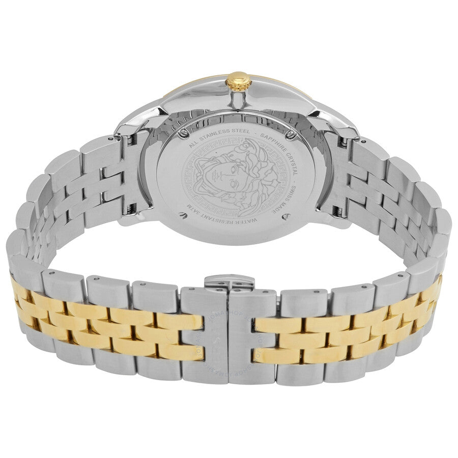  Shop Authentic Versace V-Urban Quartz Silver Dial Two Tone Steel Strap Watch for Men - VELQ00519 - Luxxuri