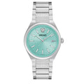  Shop Authentic Versace V-Auria Quartz Turquoise Dial Silver Steel Strap Watch for Women - VE0F00225 - Luxxuri