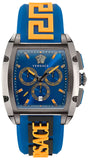  Shop Authentic Versace Iconic Dominus Chronograph Blue Dial Blue Rubber Strap Watch For Men - VE6H00323 - Luxxuri